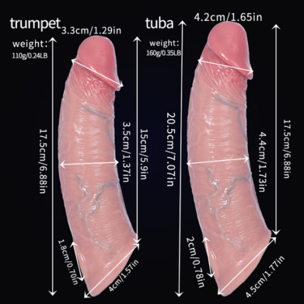 Manual Masturbator Sleeve - Realistic TPE - LM-T803L-HF