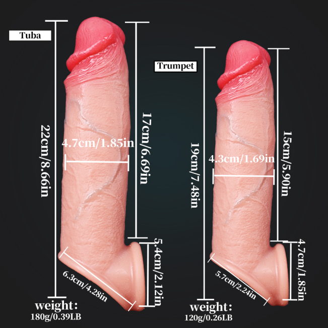 Manual Masturbator Sleeve - Realistic TPE - LM-T820M-F