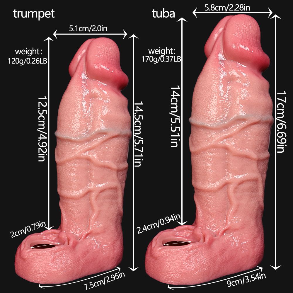 Manual Masturbator Sleeve - Realistic TPE - LM-T833M-HF