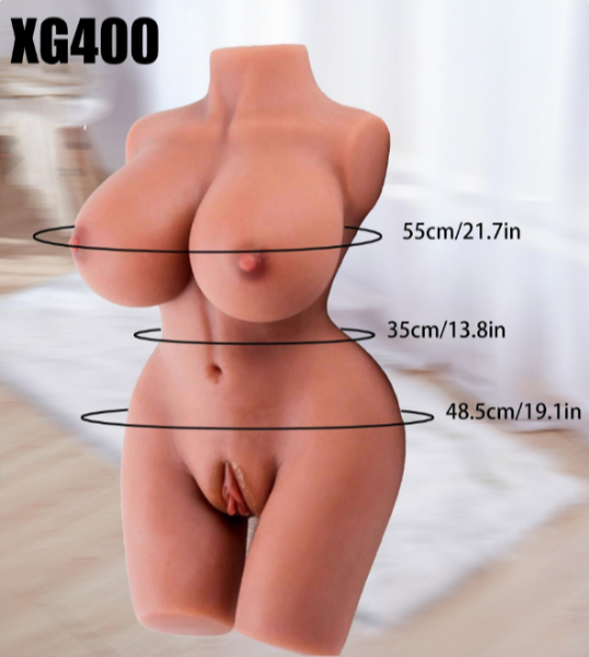Realistic TPE Sex Doll Torso with Skin Texture - XG400M