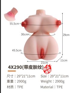 Realistic TPE Sex Doll Torso - 4X295