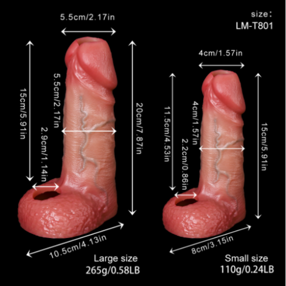 Manual Masturbator Sleeve - Realistic TPE - LM-T801L-F