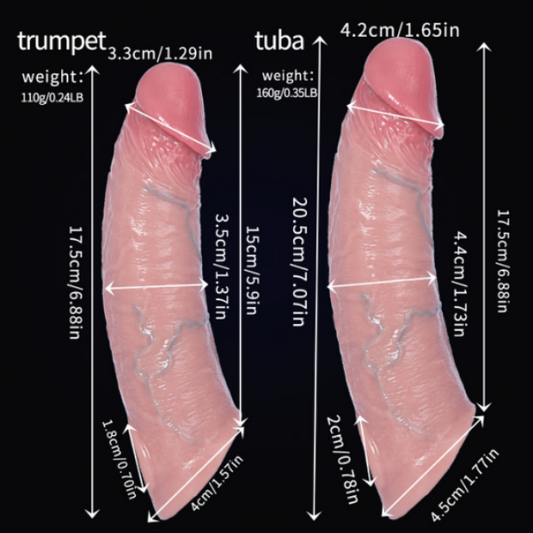 Manual Masturbator Sleeve - Realistic TPE - LM-T803L-HF