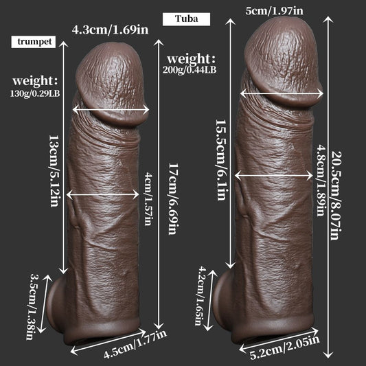 Manual Masturbator Sleeve - Realistic TPE - LM-T804M-H