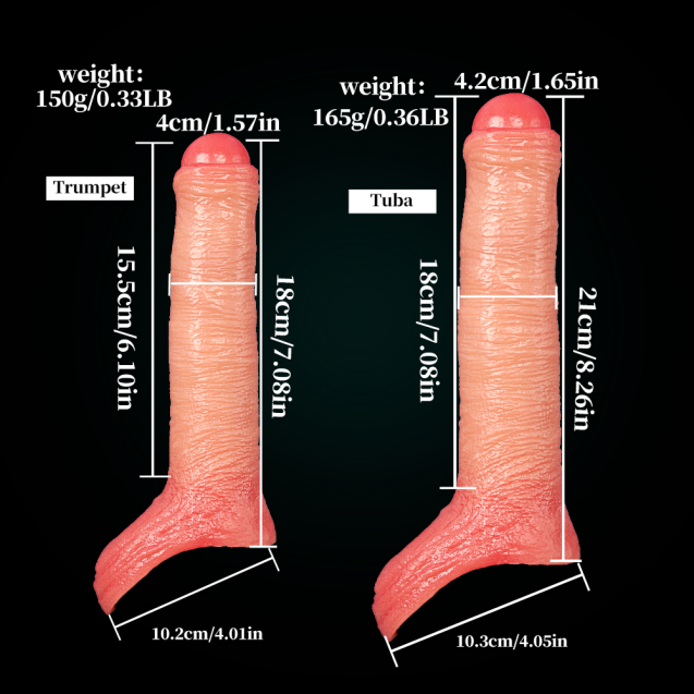 Manual Masturbator Sleeve - Realistic TPE - LM-T812M-F
