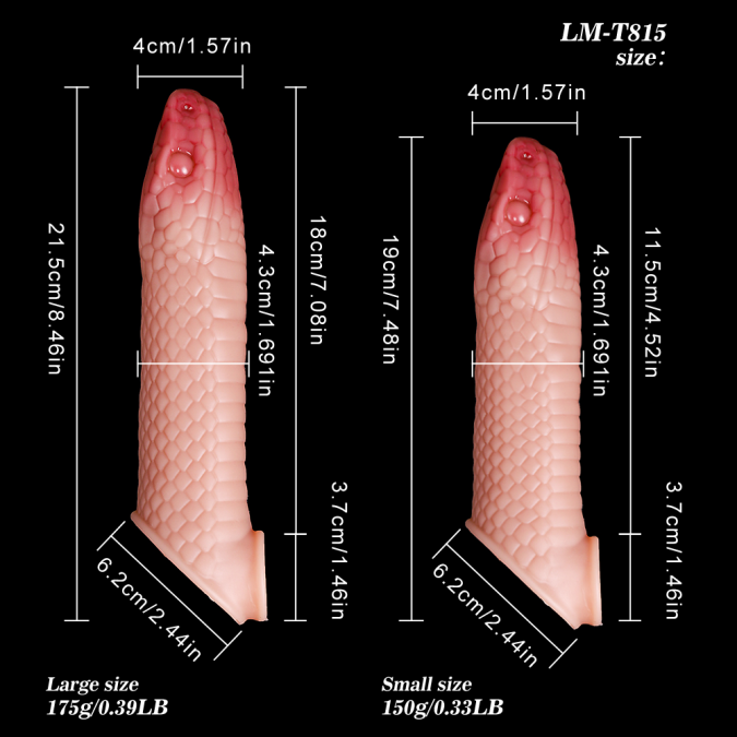Manual Masturbator Sleeve - Realistic TPE - LM-T815M-F