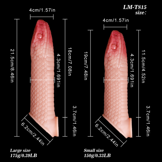 Manual Masturbator Sleeve - Realistic TPE - LM-T815M-F