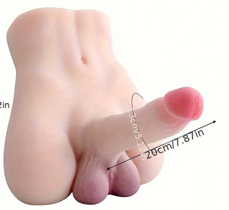 Realistic Male Torso Masturbator - TPE - Man-1F
