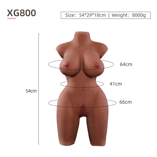 Realistic TPE Sex Doll Torso with Skin Texture - XG800M