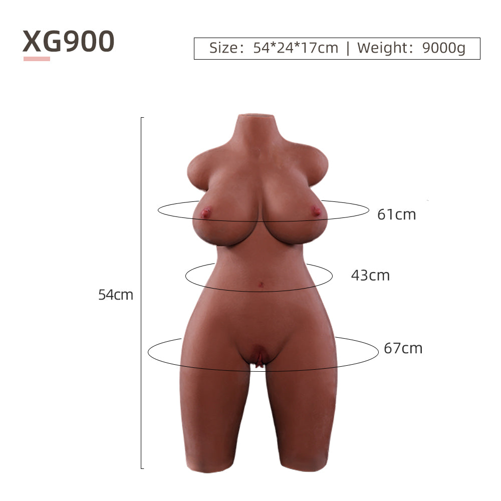 Realistic TPE Sex Doll Torso with Skin Texture - XG900M