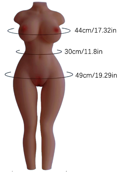 Realistic TPE Sex Doll Torso - YL-70M